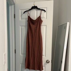 Express Chocolate Midi Dress